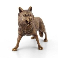 Бронзовая статуэтка «Волк»