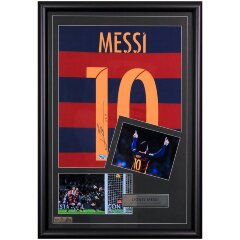 Аутентичный автограф «Лионель Месси» на футболке