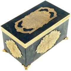 Подарочный набор для коньяка «Мужской» из нефрита