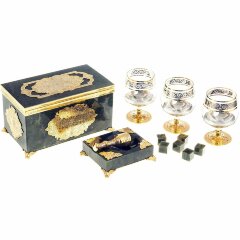 Подарочный набор для коньяка «Мужской» из нефрита