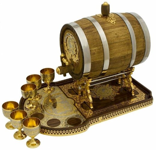 Набор коньячный «Бочка»