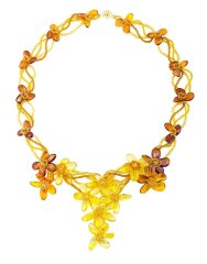 Колье из янтаря «Летний день»