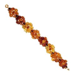 Браслет из янтаря «Леди осень»