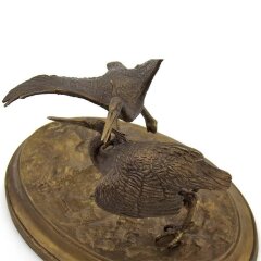 Скульптурная композиция «Цапля хохлатая»