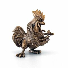 Бронзовая фигурка «Петух с гитарой» в подарок музыканту