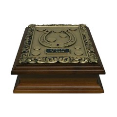 Малая ключница подкова с монетами «Деньги в дом» — талисман удачи