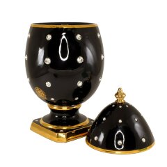 Сувенирная шкатулка «Пасхальное яйцо» (EMOZIONI) чёрная