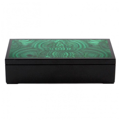 Малахитовая шкатулка «Копилка» для денег