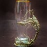 Украшенная пивная кружка «Рак» с объёмной фигуркой