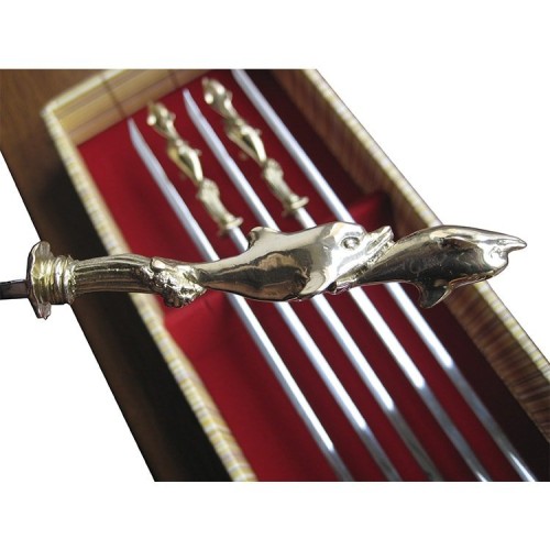 Набор шампуров «Дельфины»