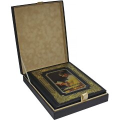 Подарочная книга «Серебряный век русской поэзии» в кожаном переплёте