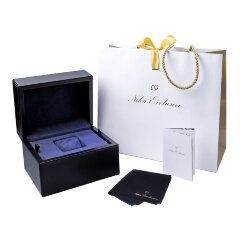 Серебряные женские часы «STARS» (бриллианты, сапфиры)