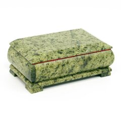 Сувенирная шкатулка из змеевика «Купюра» для денег