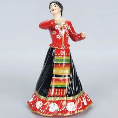 Сувенирная статуэтка «Казачка в танце» из искусственного камня