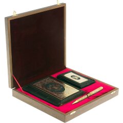 Подарочный набор «Держава» (ежедневник, визитница, ручка) 