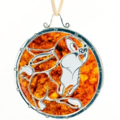 Ёлочное подвесное украшение «Пасхальный кролик» — подарки с символом Пасхи