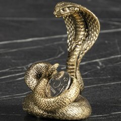 Подарочная фигурка змея «Кобра» в подарок к новому 2025 году