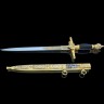 Морской кортик сувенирный «Адмиральский» — макеты наградного оружия в подарок для мужчины