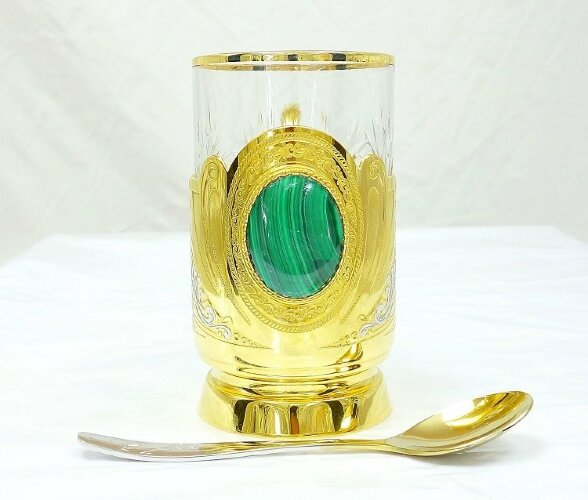 Подстаканник "Малахит"