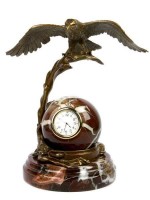 Настольные часы «Орел на ветке»
