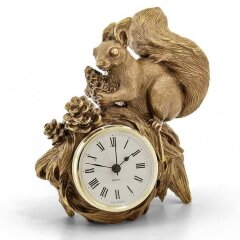 Сувенирная композиция с часами «Белка» в подарок