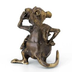 Бронзовая фигурка «Весёлый крыс» в подарок коллекционеру