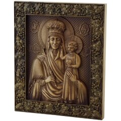 Резная икона «Призри на смирение»