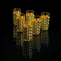 Хрустальные стаканы для напитков «GOLDEN DREAM»