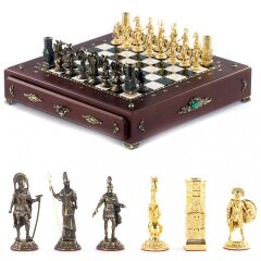 Подарочные шахматы «Спарта» в ларце