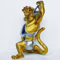 Позолоченная фигурка «Тигр силач» из бронзы — символ 2022 года