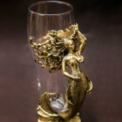 Подарочная кружка для пива «Русалка» с объёмной фигуркой