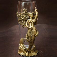 Подарочная кружка для пива «Русалка» с объёмной фигуркой