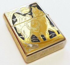 Зажигалка «Волки» (№ 3)