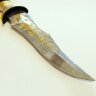 Подарочный нож «Акула» в металлических ножнах с позолотой