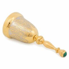 Сувенирный колокольчик «Малахит»