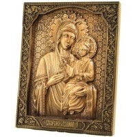 Резная икона «Божья матерь Скоропослушница»