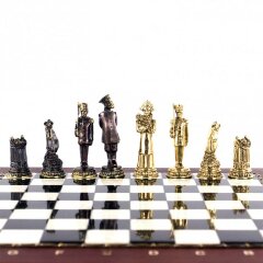 Подарочные шахматы «Деревенские» в ларце