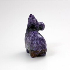 Сувенирная фигурка «Корова» (чароит)