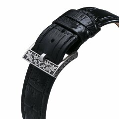 Серебряные мужские часы «ORNAMENT»