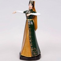 Сувенирная статуэтка «Кавказская девушка в танце» из искусственного камня