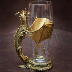 Подарочная кружка для пива «Дракон» с объёмной фигуркой