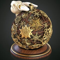 Новогодний сувенир «Кролик» – символ 2023 года