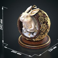 Новогодний сувенир «Кролик» – символ 2023 года
