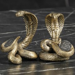 Подарочный набор фигурок змей «Кобра» — символ 2025 года