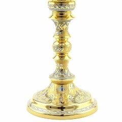 Наградной позолоченный кубок для вина «Лазуритовый» в подарок начальнику