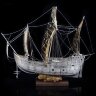 Сувенирный корабль «Santa Maria» из серебра в подарок для интерьера