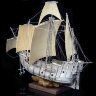 Сувенирный корабль «Santa Maria» из серебра в подарок для интерьера