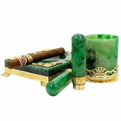 Мужской подарочный набор для виски «Нефритовый»