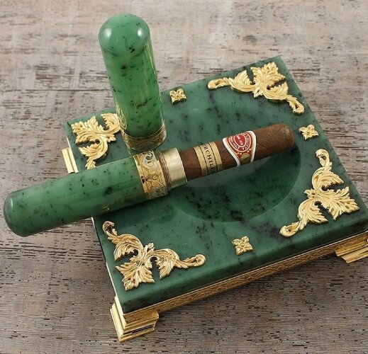 Мужской подарочный набор для виски «Нефритовый»