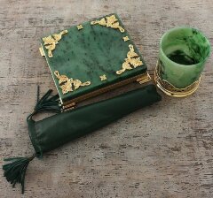 Мужской подарочный набор для виски «Нефритовый»